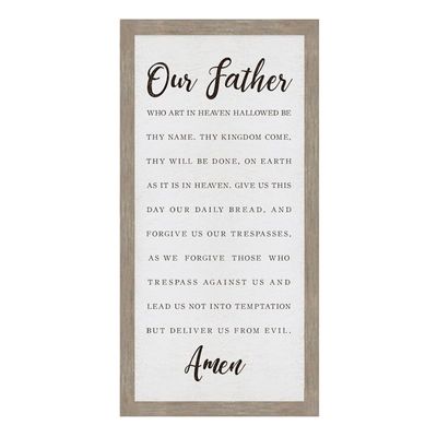 10X20 Our Father Wall Art