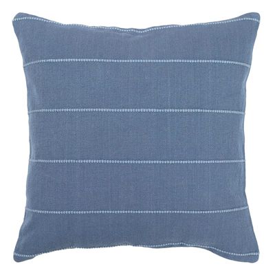 Jacey Blue Striped Throw Pillow, 18"