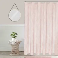 Peach Southern Rain Woven Shower Curtain, 72"