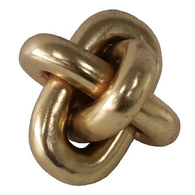 Metallic Knot Figurine, 4"