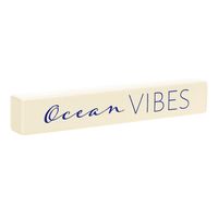 Ocean Vibes Block Sign, 2x12