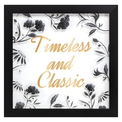 Timeless & Classic Framed Canvas Wall Art, 10"