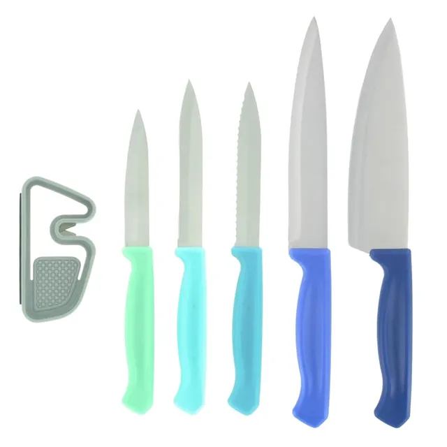 At Home Farberware 12-Piece Non-Stick Cutlery Knife & Sheath Set