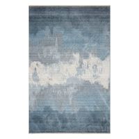 B763) Cypress Blue Ombre Area Rug