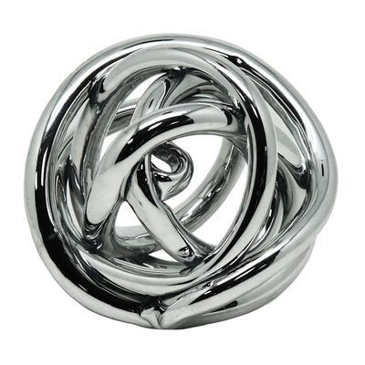 Laila Ali Silver Glass Orb Decor, 5"
