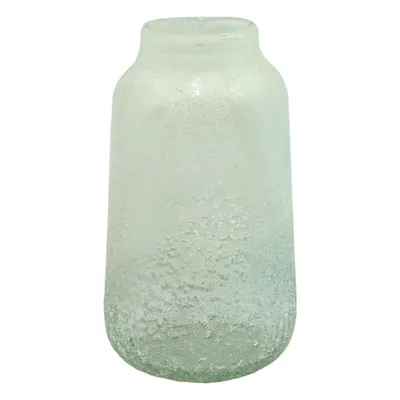 Frosted White Glass Vase