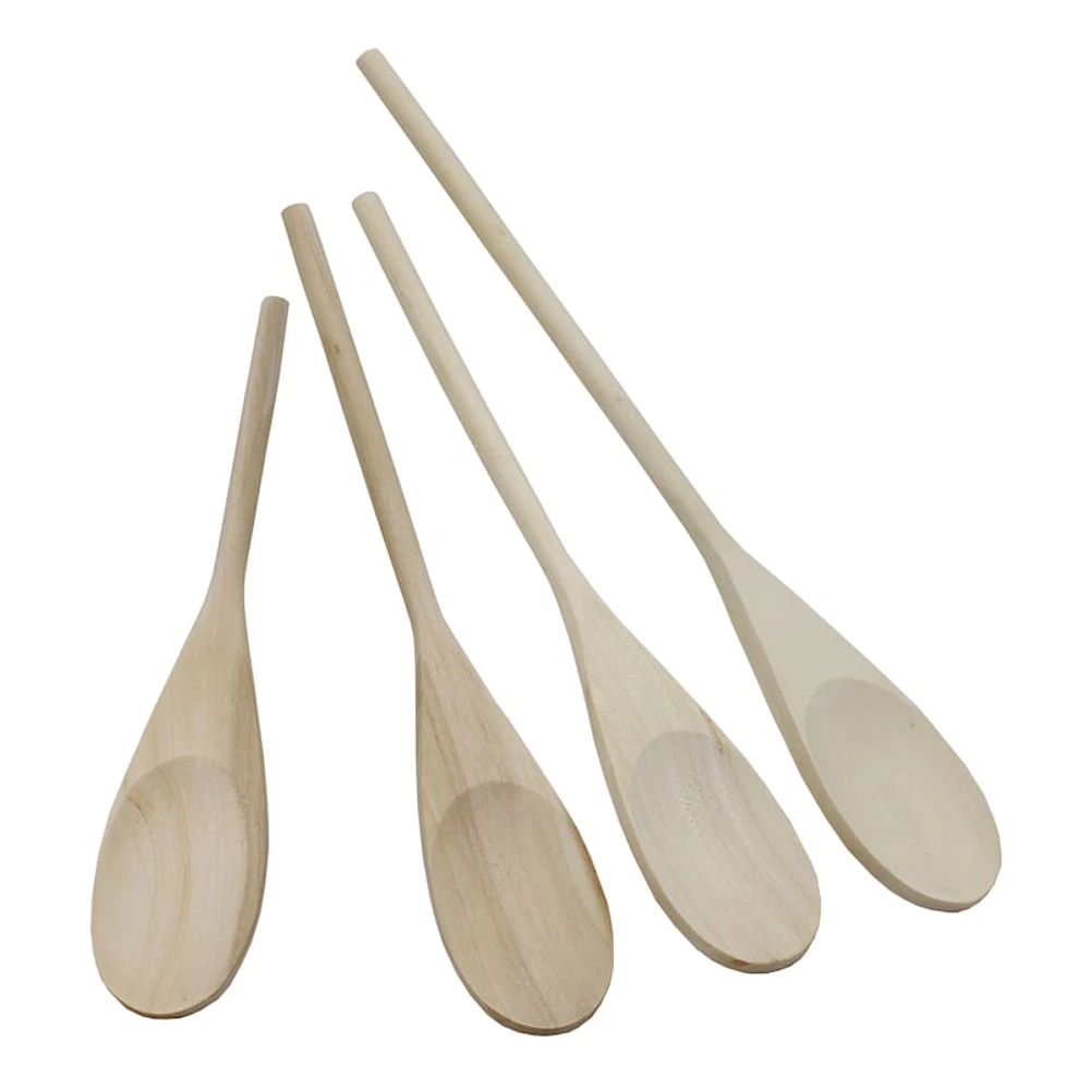 Set of 4 Wooden Spoons