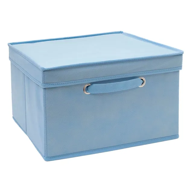 Hefty Clear & White Storage Bin with Lid, 52qt