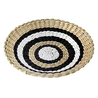 Handwoven Round Wall Basket, 12"