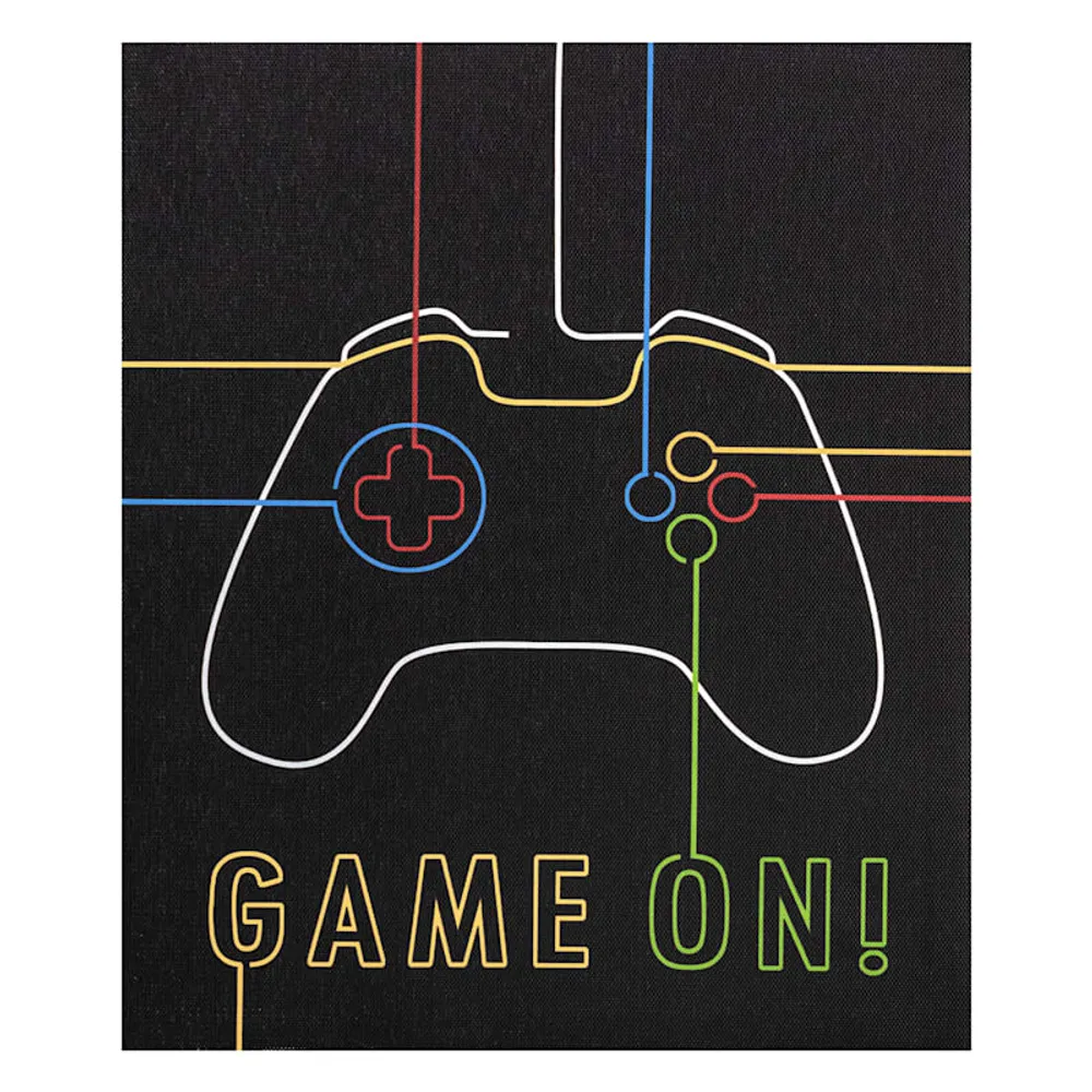 Game On Canvas Wall Art