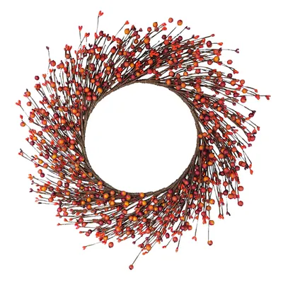 Orange Berries Wreath, 20"