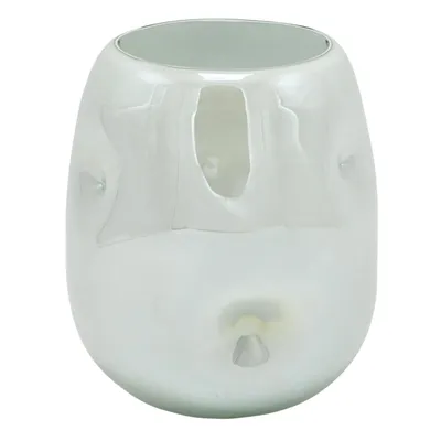 White Glass Vase