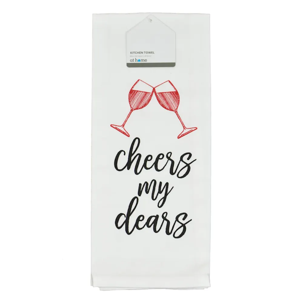 Cheers My Dears Kitchen Towel