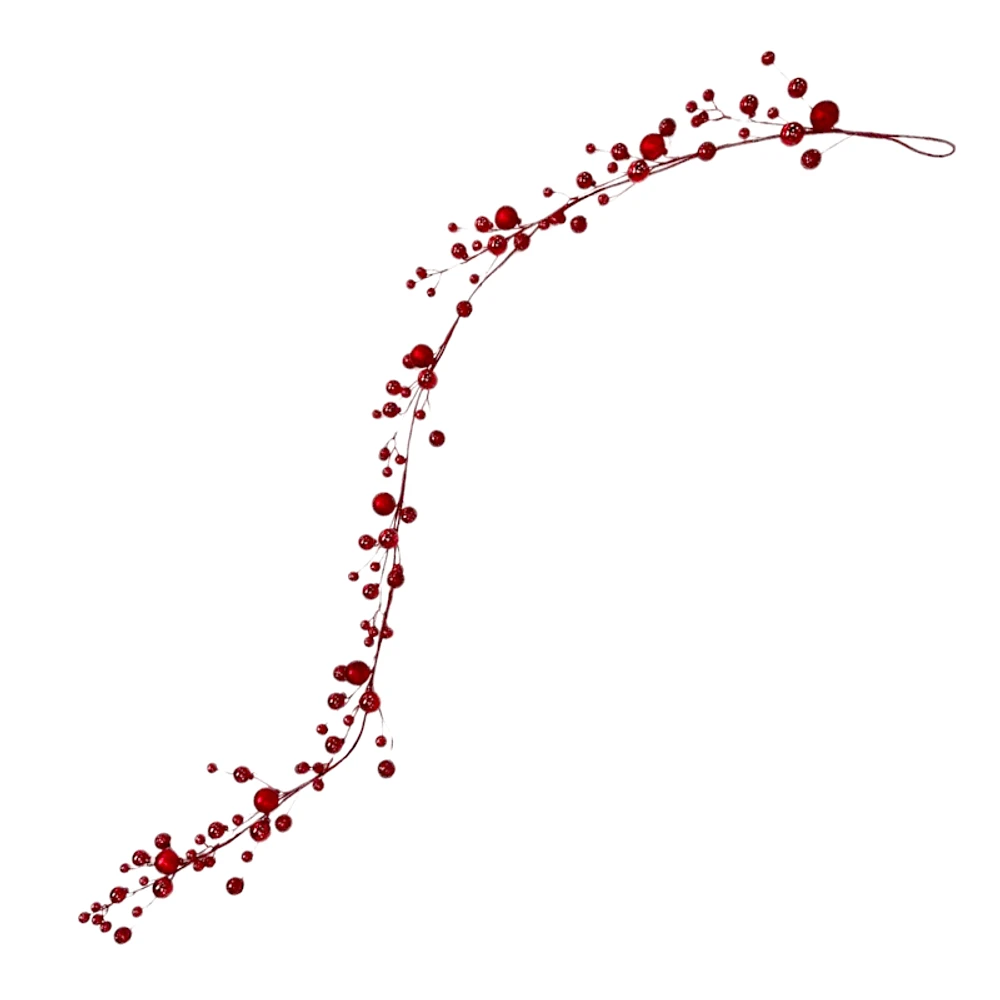 Red Berries Garland, 72"