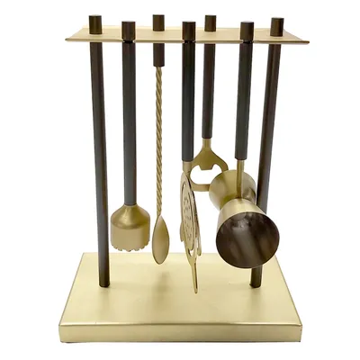 Bar Tool Set with Stand