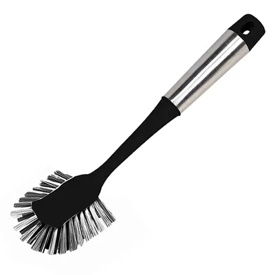 Stainless Dish Brush, Black, Sold by at Home