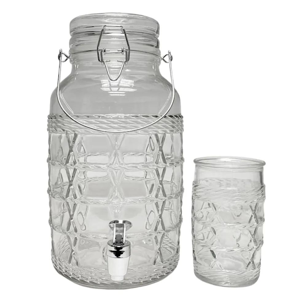 at Home 2-Gallon Geo Beverage Dispenser