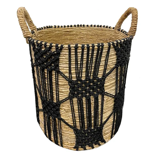 Found & Fable Round Rattan Storage Basket, Small, Natural Sold by at Home