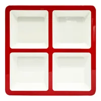 4-Section Melamine Tray