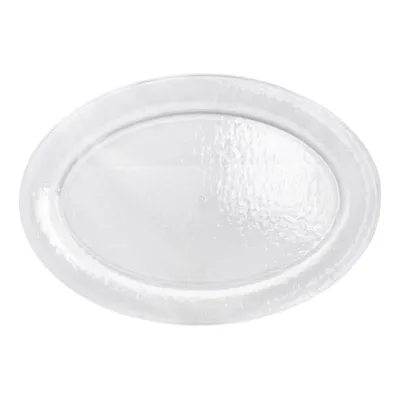 Clear Acrylic Oval Serving Platter