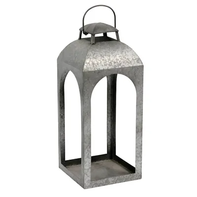 Galvanized Metal Lantern