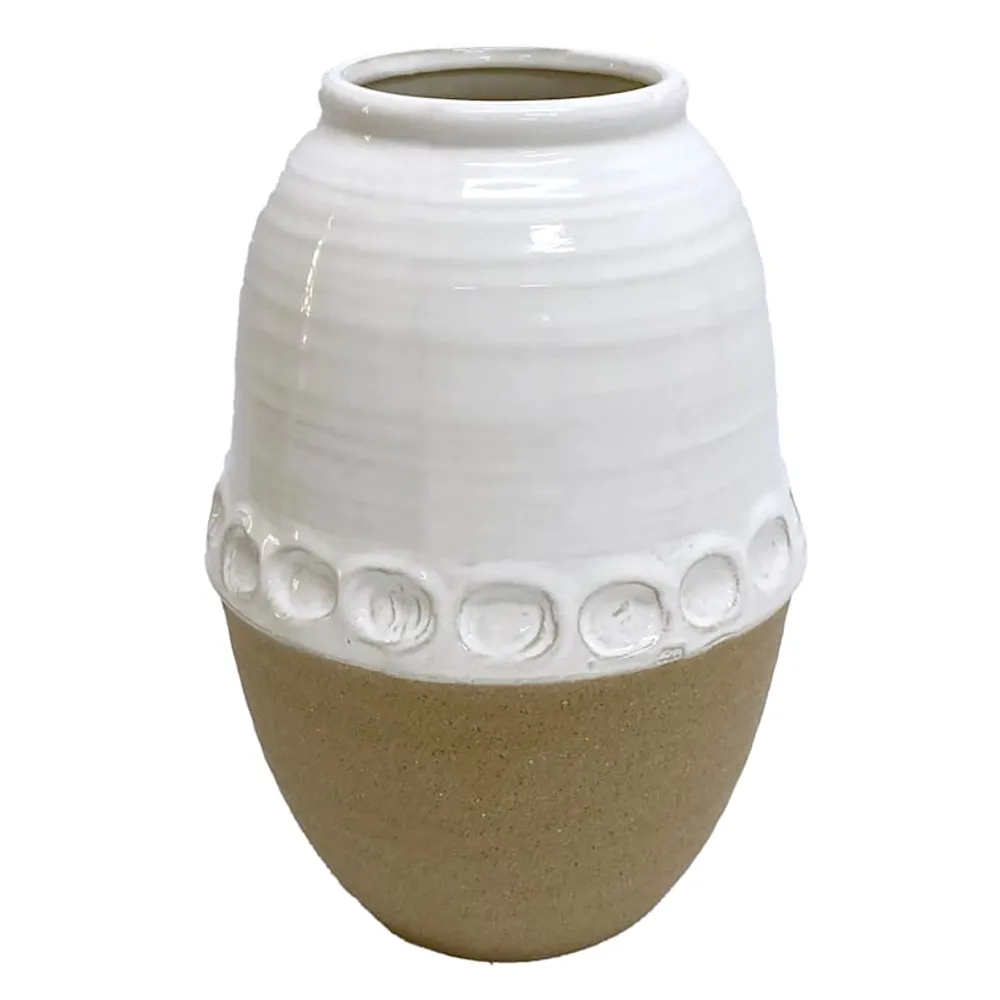 White Terracotta Vase