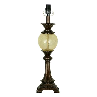 Antique Bronze Table Lamp, 22"