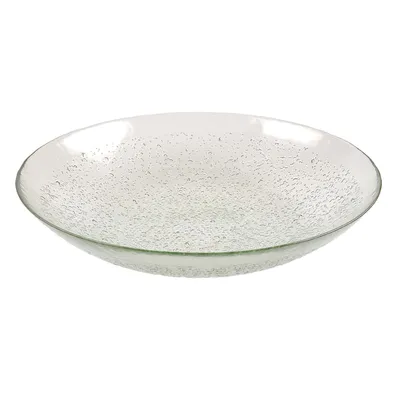 Glass Serving Bowl, Aqua