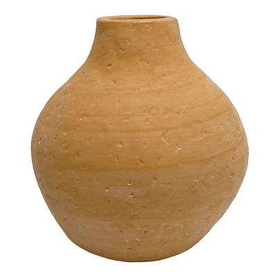 Terracotta Vase, 8"