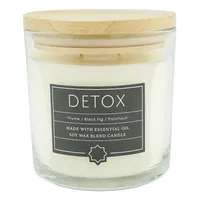 Detox Scented Glass Jar Candle