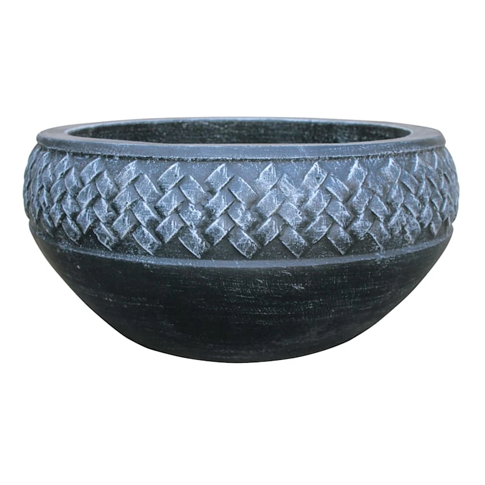 Anthony Black Bowl Planter