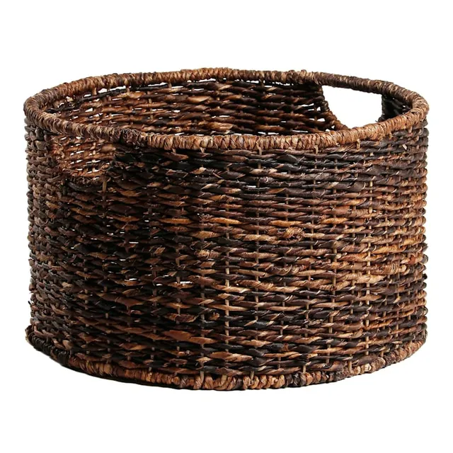 Found & Fable Round Rattan Storage Basket, Small, Natural Sold by at Home