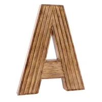 12" Brown Monogram Letter