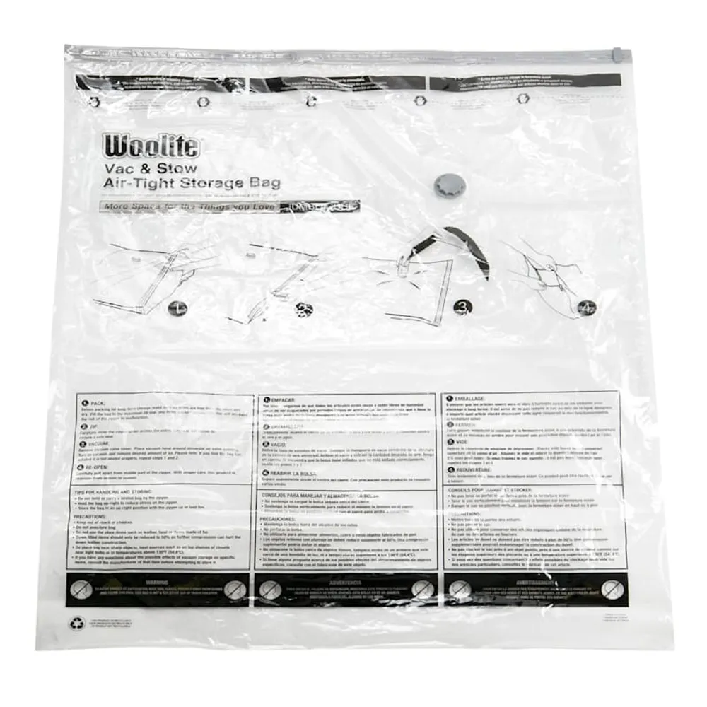 Jumbo Cube Vacuum Storage Bag, 35x43