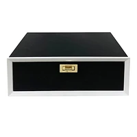 Black & White Wood Decorative Box