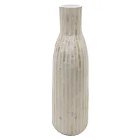 White Mother of Pearl Vase