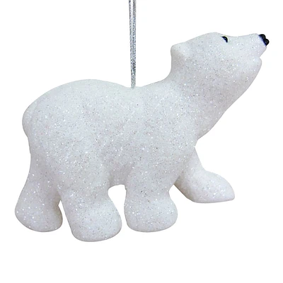 Walking Polar Bear Ornament, 2.4"