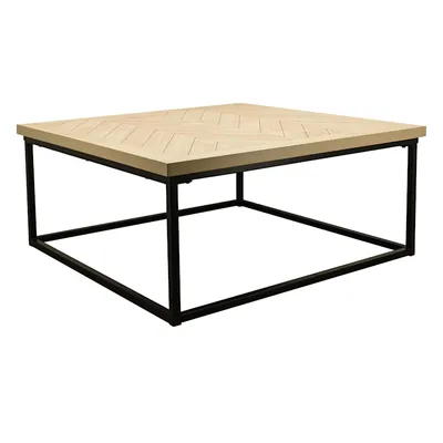 Parquet Wood Coffee Table