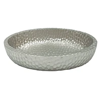 Silver Hammered Soap Dish, 5.5"