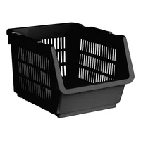 Black Garage Storage Basket, Large