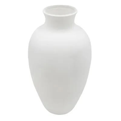 White Glass Vase