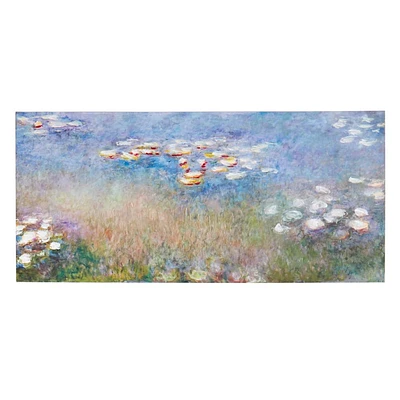 Lily Pond Canvas Wall Art, 40x18