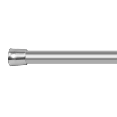 Metal Powder Coated Grey Tension Rod, 41-76"