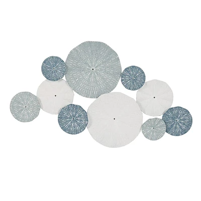 Sand Dollars Metal Wall Art, 43x24