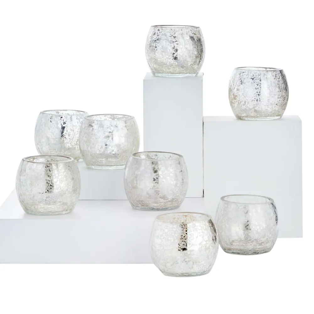 8-Pack Gold Votive Holders