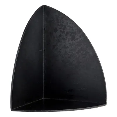 1-Piece Black Metal Bookend, 6"