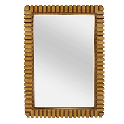 Wooden Rectangle Wall Mirror, 27x38