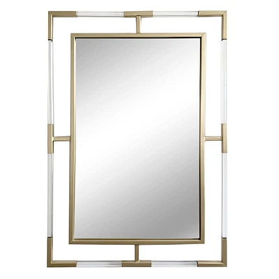 Acrylic Metal Wall Mirror, 22x32