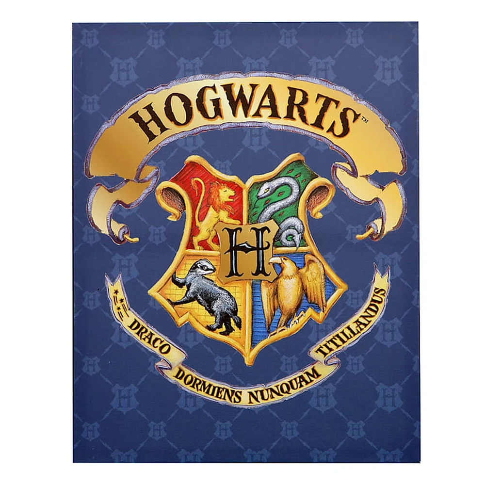 Harry Potter Crest Canvas Wall Art, 11x14