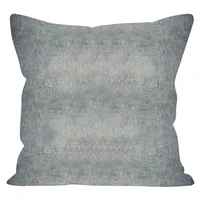 Glacier Grey Marbled Throw Pillow, 18"